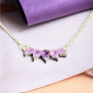 Amethyst Sterling Silver Necklace